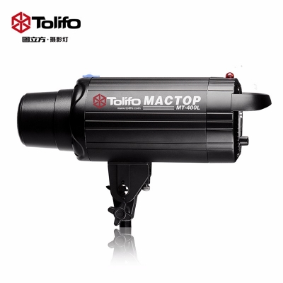 Tolifo圖立方曼圖MT-400L攝影閃光燈400W數(shù)碼顯示