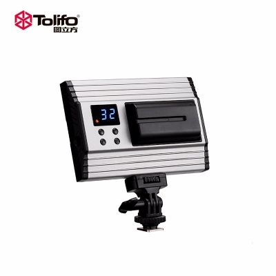 Tolifo圖立方PT-15B PRO魅影LED攝像補光機頂燈雙調光