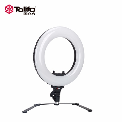 Tolifo圖立方R25B環(huán)形LED美顏補光燈雙色溫25W